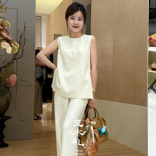 【不退不换】良木礼醋酸无袖上衣（X2592645） 商品图1