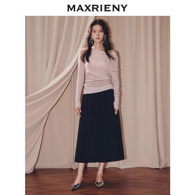 玛克门店发货：MAXRIENY迪木尔风穿搭套头针织衫(货号:MF86SW506)