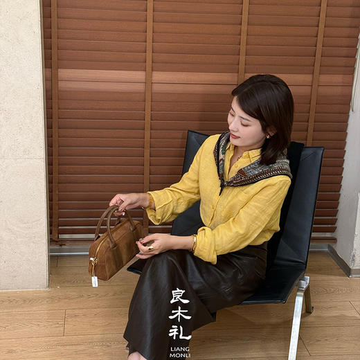 【现货】良木礼亚麻衬衫(Q101602F) 商品图4