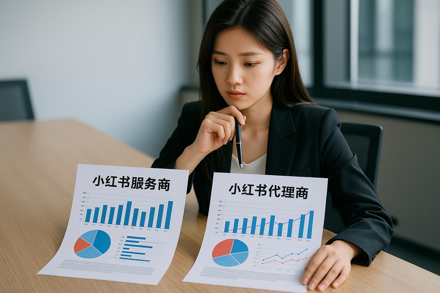 小紅書服務(wù)商和代理商有什么區(qū)別？功能與合作場景對比