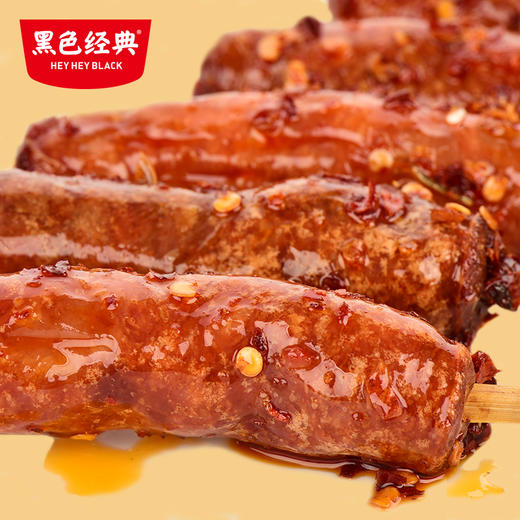 【湖南特产】黑色经典老长沙手工肠 香辣味 88g/袋 商品图4