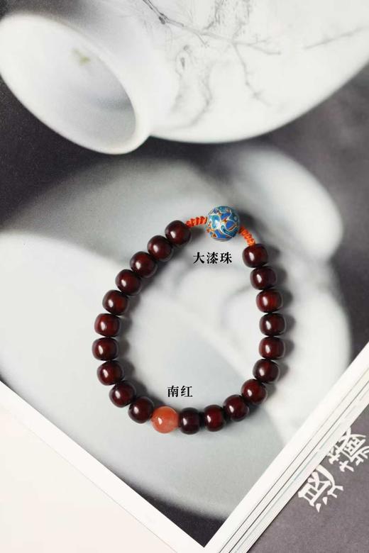 暖阳°紫檀老形珠手串7x8mm 商品图1