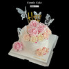 🎀【粉雪蜜语】雪山玫瑰蝴蝶鲜花蛋糕 商品缩略图7