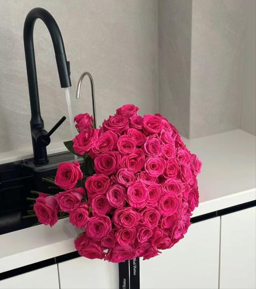 【俊发社区物业中心自提商品】【弗洛伊德单头玫瑰】鲜花20枝 「炽热爱恋·高饱和色」 商品图2