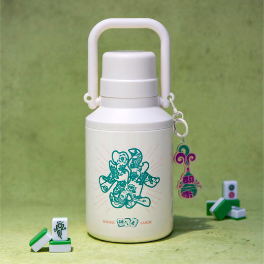 羽诗制造出品 陈鱼门 胡气来316不锈钢大容量保温壶文创礼盒 商品图1