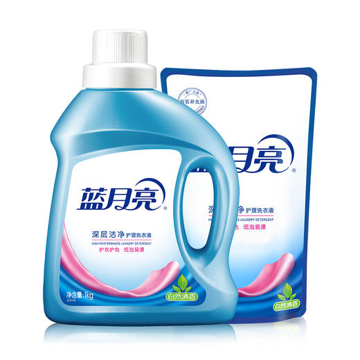 蓝月亮1kg洁净自然香+500g洁净自然香袋 10001838 商品图4