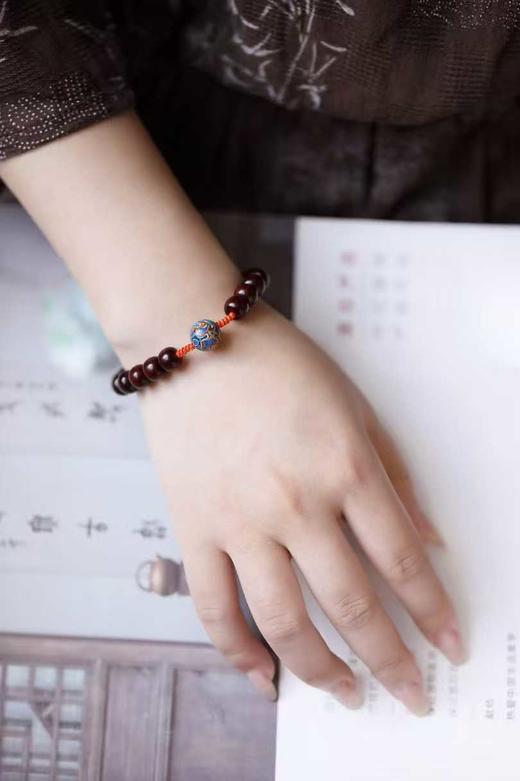暖阳°紫檀老形珠手串7x8mm 商品图4