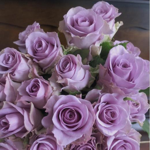 【俊发社区物业中心自提商品】【紫霞仙子单头玫瑰】鲜花20枝 「梦幻渐变·仙气飘飘」 商品图3