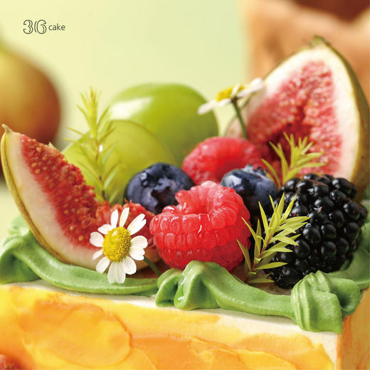 莓果绮梦 ‧ 伯牙绝弦无花果莓果蛋糕，可选5,6,8英寸 商品图2