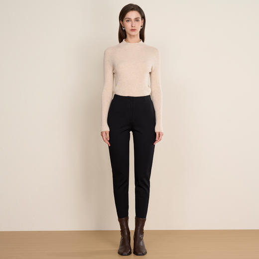 【金葱高领羊毛针织衫】EITIE爱特爱精致极简打底秋季新款针织衫D2501905 商品图7