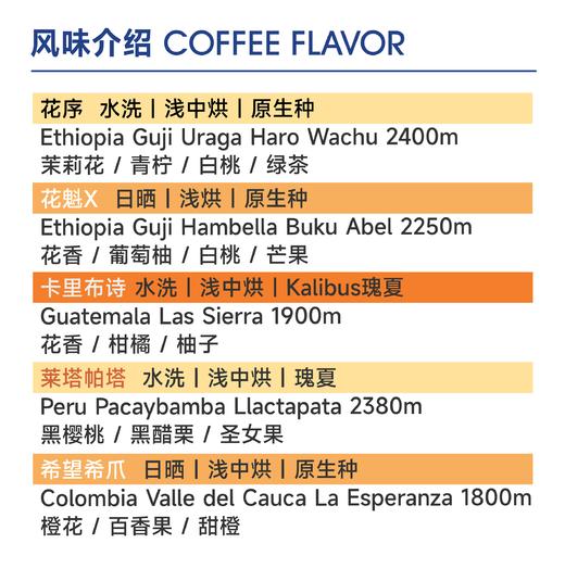 小袋咖啡豆｜浅中烘合辑 ｜花果香 商品图2