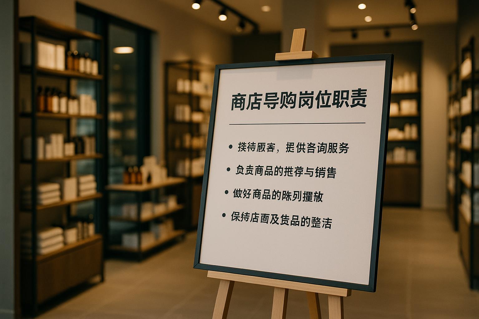 导购每天在做哪些工作任务？