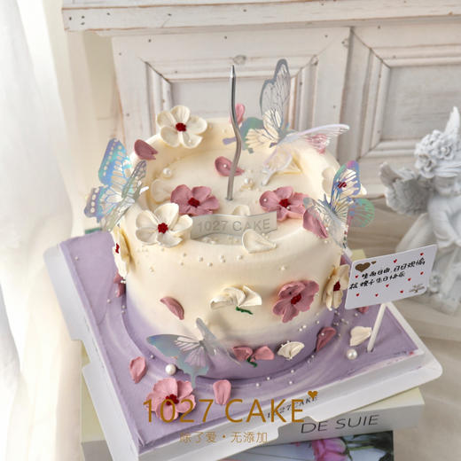 1027CAKE |    浪漫蝴蝶蛋糕  仙系蛋糕 商品图3