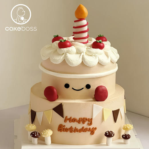 【私人订制】jellycat主题系列水果动物奶油蛋糕 商品图1