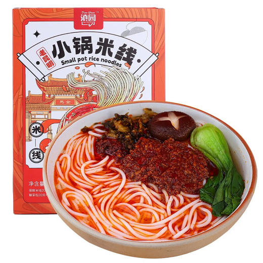 滇园盒装小锅米线 333g 商品图0