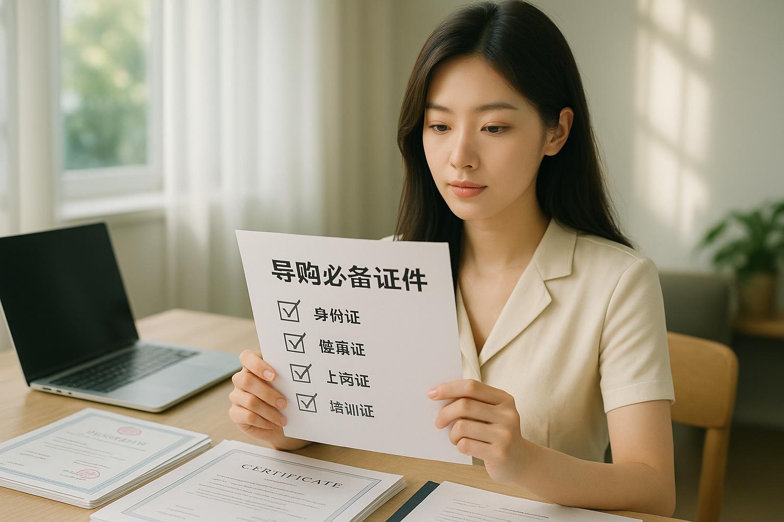 应聘导购必须携带哪些基础证件？