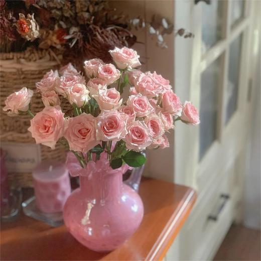 【俊发社区物业中心自提商品】【星悦宝贝多头玫瑰】鲜花10枝「清新粉白色·星点烂漫款」 商品图2