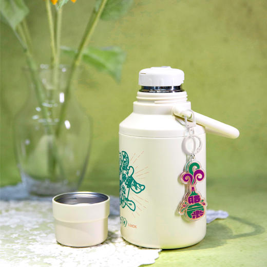 羽诗制造出品 陈鱼门 胡气来316不锈钢大容量保温壶文创礼盒 商品图2