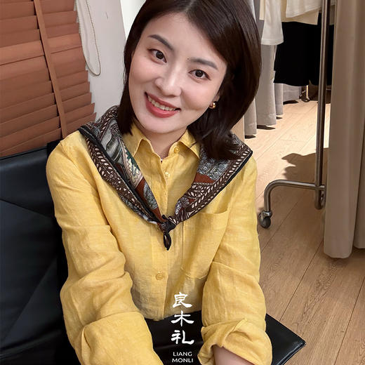 【现货】良木礼亚麻衬衫(Q101602F) 商品图1