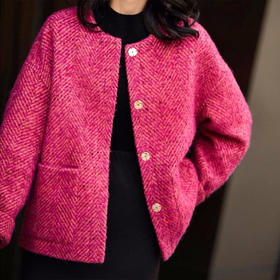 【预售7天】良木礼绵羊毛小香外套（Q25101264）