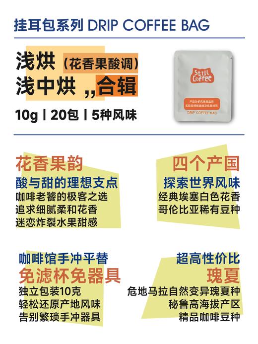 挂耳咖啡  ｜浅中烘合辑｜ 花果香 商品图1