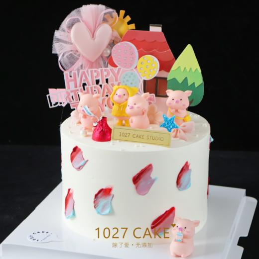1027CAKE | 猪猪蛋糕 可爱款式 周岁蛋糕 儿童蛋糕 商品图1