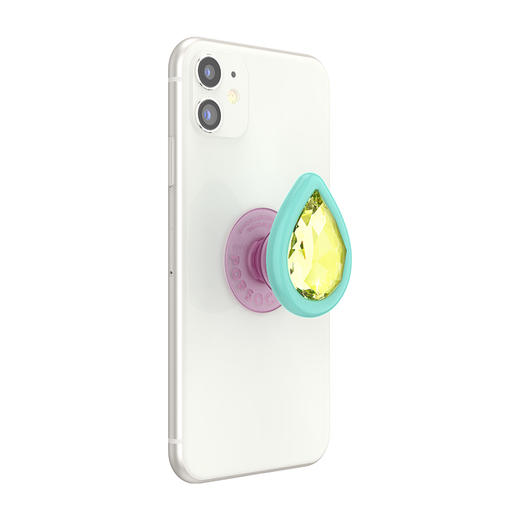 限时折上折【指尖珍宝】 黄水滴 POPGRIP泡泡骚手机粘贴式气囊支架 Jewel闪亮宝石系列 宝石奇缘 商品图3