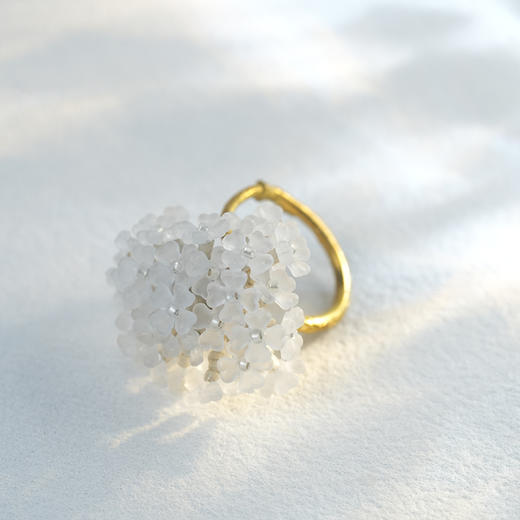 订购8周到｜Monshiro-ajisai-绣球 戒指［日本设计师］ 商品图1