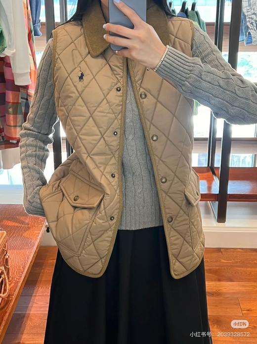 LFLL女装早秋灯芯绒饰边绗缝马甲RL26919 商品图3