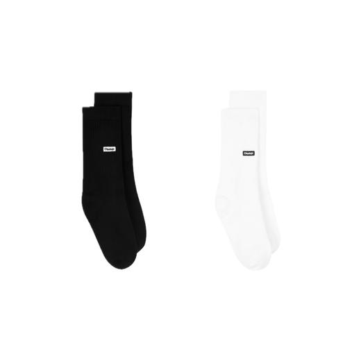 oneup刺绣logo中筒袜 商品图1