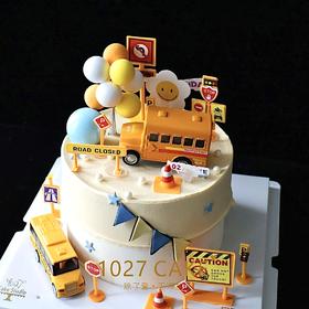 1027CAKE | 校车蛋糕  儿童蛋糕  巴士