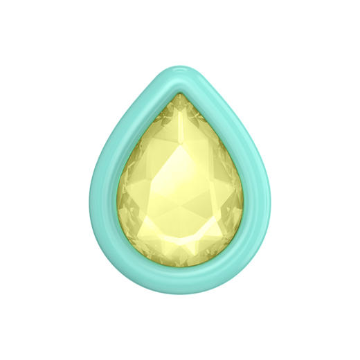 限时折上折【指尖珍宝】 黄水滴 POPGRIP泡泡骚手机粘贴式气囊支架 Jewel闪亮宝石系列 宝石奇缘 商品图2