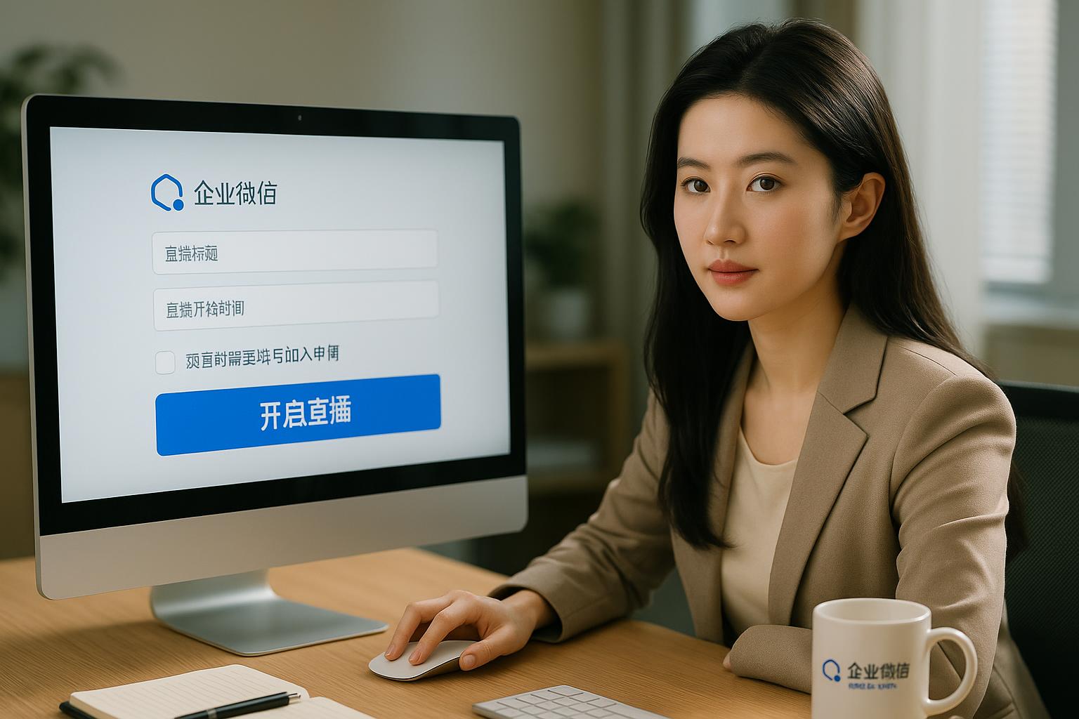 如何确认公司微信账号直播权限？