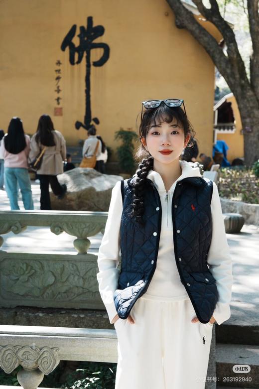 LFLL女装早秋灯芯绒饰边绗缝马甲RL26919 商品图7