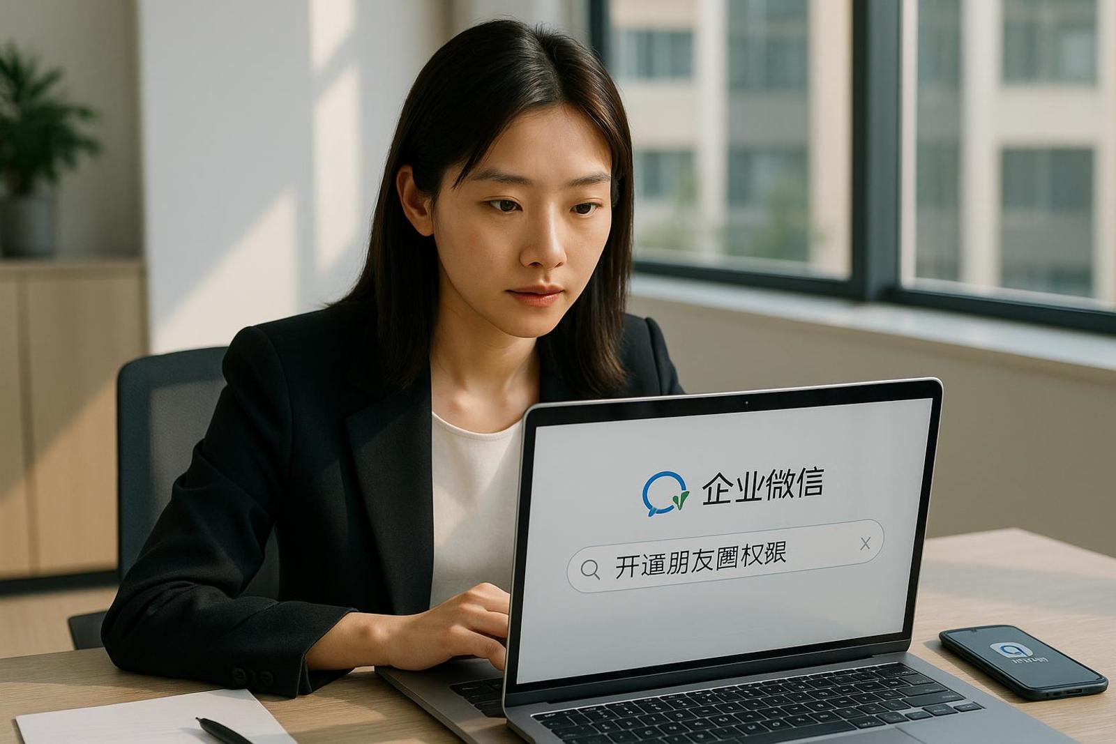 企业微信真的支持发朋友圈吗?