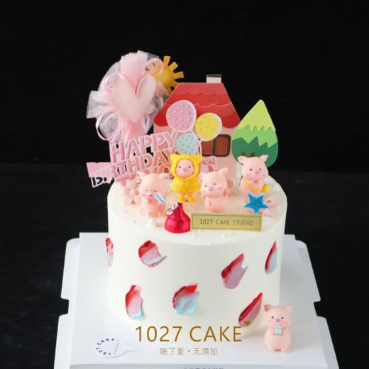 1027CAKE | 猪猪蛋糕 可爱款式 周岁蛋糕 儿童蛋糕 商品图2