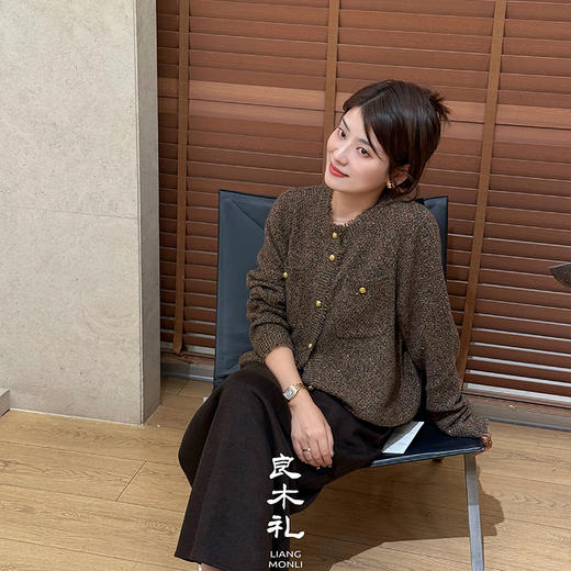 【预售7天】良木礼山羊绒开衫（Q2592454） 商品图0