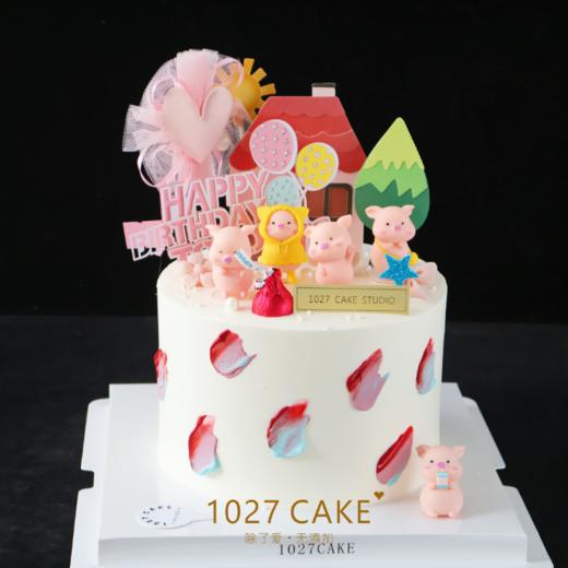 1027CAKE | 猪猪蛋糕 可爱款式 周岁蛋糕 儿童蛋糕 商品图0