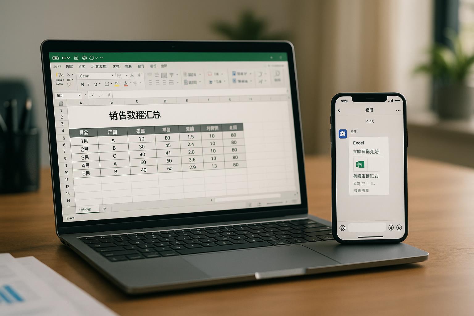 如何实现Excel表格数据自动同步到企业微信？