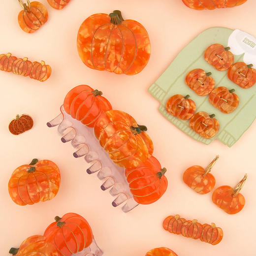 北京仓｜Coucou Suzette-Pumpkin-噗咚金南瓜  mini 发抓［法国设计师］ 商品图5