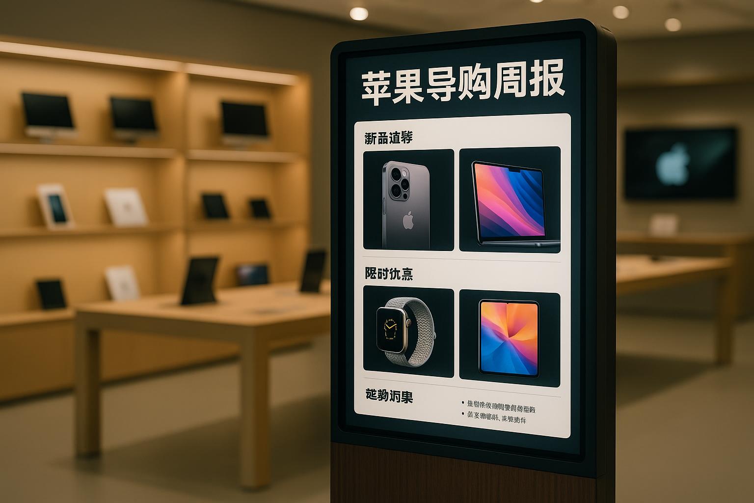 苹果导购周报一般包括哪些信息？