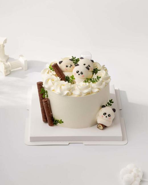 可爱小熊猫生日蛋糕 商品图0