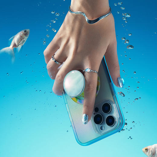 限时折上折【指尖珍宝】 珍珠雾 POPGRIP泡泡骚手机粘贴式气囊支架 Jewel闪亮宝石系列 宝石奇缘 商品图1