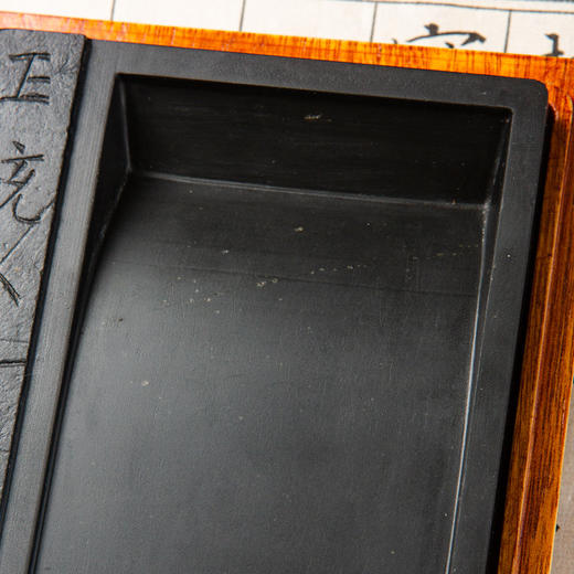 明代“正统”年号金星歙石残碑制砚 商品图4