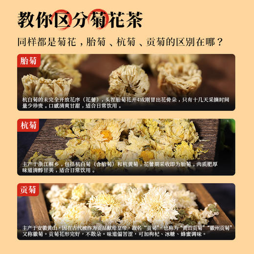 【养生搭配更优惠】康美药业枸杞子150g/瓶+胎菊60g/瓶 药食同源泡茶日常滋补套装罐装中药饮片 商品图8
