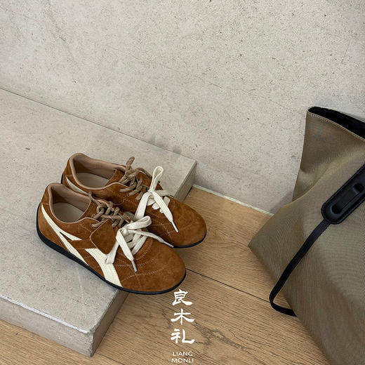 【预售7天】良木礼真皮德训鞋（Q2584812） 商品图1
