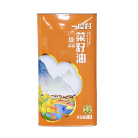 云南非转基因一级菜籽油（马克铁桶装）5L