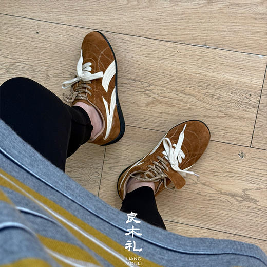 【预售7天】良木礼真皮德训鞋（Q2584812） 商品图4