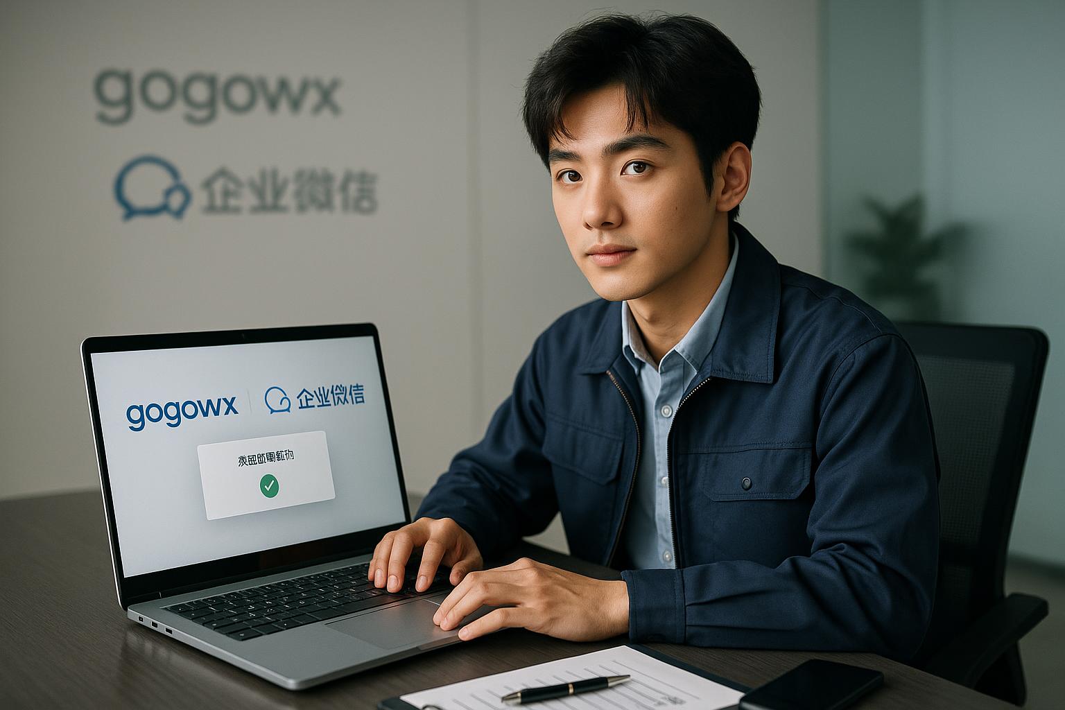gogowx与企业微信如何建立通信连接？