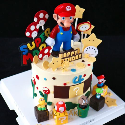 1027CAKE |  超级马里奥主题 卡通蛋糕 商品图2